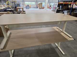 2x bureau tafel, Gispen